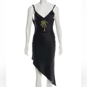 Attico Silk Midi Dress